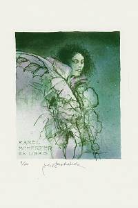 215572. Suchánek, Vladimír – Karel Scherzer ex libris