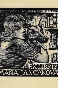 203585. Hodek, Josef – Ex libris: Máňa Jančáková
