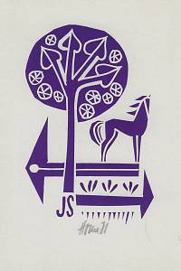 212284. Houra, Miroslav – [Ex libris] JS