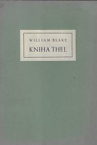 167076. Blake, William – Kniha Thel