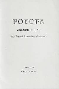 204658. Bugáň, Zdenek – Potopa : deset barevných kombinovaných technik
