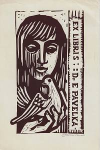 215643. Jadrníčková, Květa – Ex libris Dr. E. Pavelka