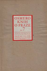 4007. Filip, Jan – Osmero knih o Praze, stavebním a uměleckém vývoji města. Díl první, Praha pravěká : Praha, stavební a umělecký vývoj města