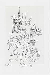 201023. Beneš, Karel – Ex libris Dr. M. Klímková