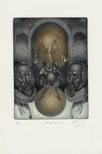 Musil, Karel – Legendy staré Prahy = (Legends of Old Prague) : [cyklus šesti grafických listů]