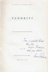 Šiktanc, Karel – Vlnobití (podpis)