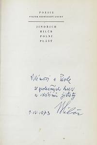 Hilčr, Jindřich – Polní plášť (podpis)