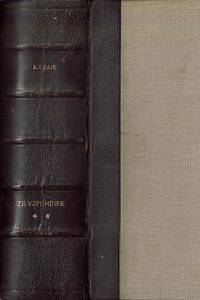 166920. Rais, Karel Václav – Ze vzpomínek
