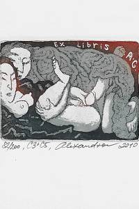 214696. Alexandrov, Gennadij – Ex Libris A.G.