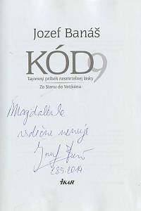 Banáš, Jozef – Kód 9 (podpis)