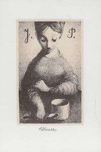 201924. Jiřincová, Ludmila – [Ex libris] J.P. [= Jana Pomyová]