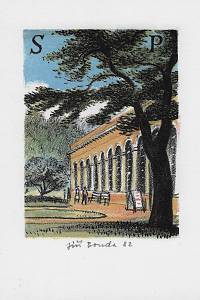Bouda, Jiří – Moravský kras v litografiích Jiřího Boudy : soubor [dvanácti] exlibris
