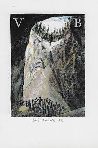 Bouda, Jiří – Moravský kras v litografiích Jiřího Boudy : soubor [dvanácti] exlibris