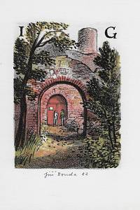 Bouda, Jiří – Moravský kras v litografiích Jiřího Boudy : soubor [dvanácti] exlibris