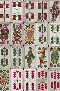 213326. Vereinigte Stralsunder Spielkartenfabriken A.G., Stralsund – Feinste Doppelbider-Karte, Deutsches Reich, 32 listů