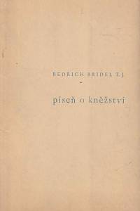 20275. Bridel, Bedřich – Píseň o svatého Prokopa kněžstvu (Píseň o kněžství) (podpis)