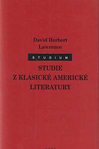 167874. Lawrence, David Herbert – Studie z klasické americké literatury
