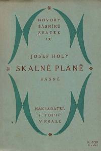 42527. Holý, Josef – Skalné pláně : básně