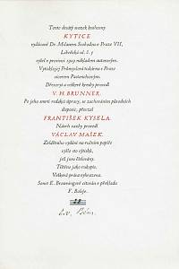 Bém, Edvard – Bolestná blaženost (podpis)