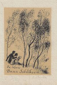 212301. Bouda, Cyril – Ex libris Dana Siblíková