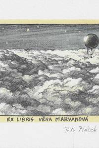 216056. Ptáček, Petr – Ex libris Věra Marvanová