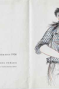 Procházka, Antonín – Mnoho zdaru v Novém roce 1936 Karel Peřina, ředitel knihtiskárny Orbis
