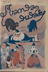 Švanda dudák : humoristický čtrnáctideník. Ročník 38, číslo 1-24 (1928) / redaktoři Ignát Herrmann a Lad. Tůma-Zevloun