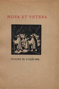 28538. Nova & Vetera. Svazek 30. (v září 1918)