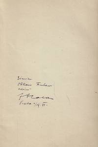 Halas, František – Tvář : poesie 1930-1931 (podpis)