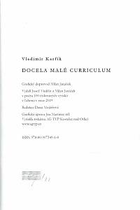 Karfík, Vladimír – Docela malé curriculum (podpis)
