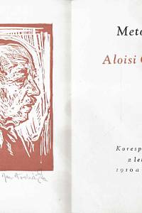 Metod Kaláb Aloisi Chválovi : korespondence z let 1910 a 1916 (podpis)