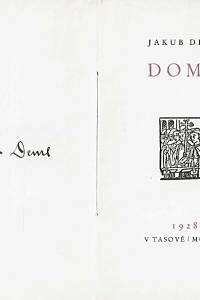 Deml, Jakub – Domů (podpis)