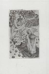 200757. Kantůrková, Ivana – ExLibris Betty de Belder