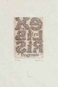 Čápová, Hana / Dudek, Josef / Havlíčková, Daniela / Housa, Bedřich / Janíček, James / Krejča, Aleš / Krejčová, Zdeňka / Pešisová, Jaroslava / Sozanský, Jiří / Stehlík, Ctirad / Sukdolák, Pavel / Vodák, Karel – Ex libris Lyry Pragensis