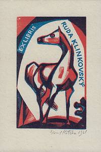 216184. Kotrba, Emil – Exlibris Ruda Klinkovský