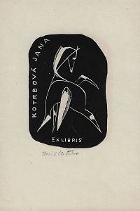 216186. Kotrba, Emil – Exlibris Jana Kotrbová