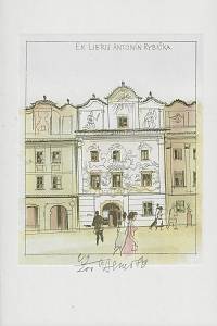 216197. Beneš, Karel – Ex Libris Antonín Rybička