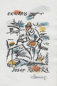 216247. Moravec, Alois – Ex libris Josef Roučka
