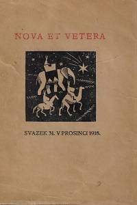 36752. Nova et Vetera, Svazek 31. (prosinec 1918)