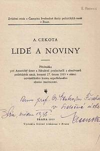 Cekota, Antonín – Lidé a noviny (podpis)