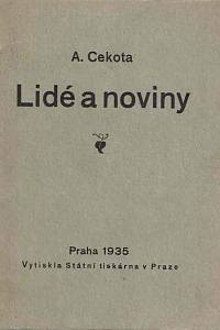 168121. Cekota, Antonín – Lidé a noviny (podpis)
