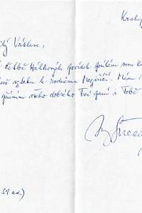 Špecinger, Otakar – Obříství na Mělnicku (podpis)