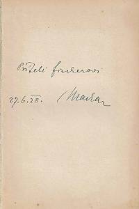 Machar, Josef Svatopluk – Řím 1906-1907 (podpis)