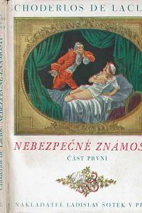 121323. Choderlos de Laclos, Pierre-Ambroise-François – Nebezpečné známosti : román