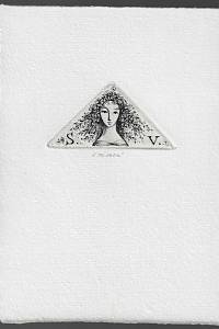 216315. Jiřincová, Ludmila – [Ex libris] S.V.