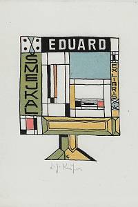 216321. Kašpar, Ladislav Josef – Exlibris Eduard Šmejkal