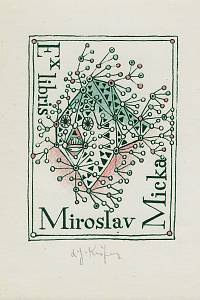 216327. Kašpar, Ladislav Josef – Exlibris Miroslav Micka