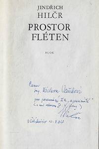 Hilčr, Jindřich – Prostor fléten (podpis)