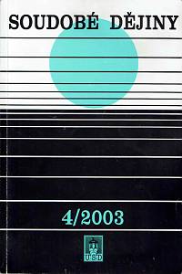 168938. Soudobé dějiny, Ročník X., číslo 4 (2003)