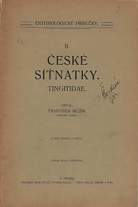 83047. Mužík, František – České síťnatky : Tingitiade